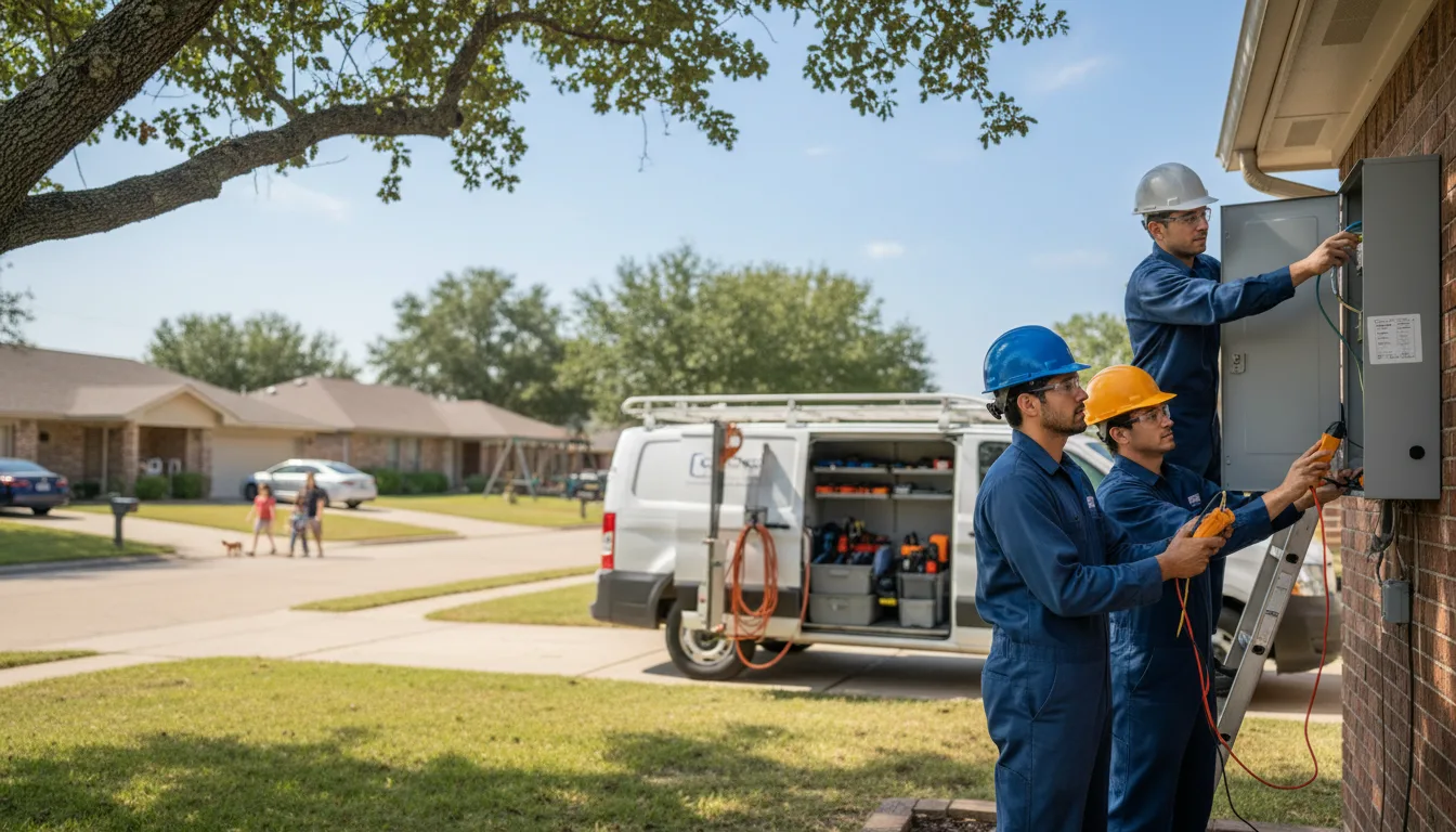 Certified electrician providing emergency electrical services in New York Mills, NY